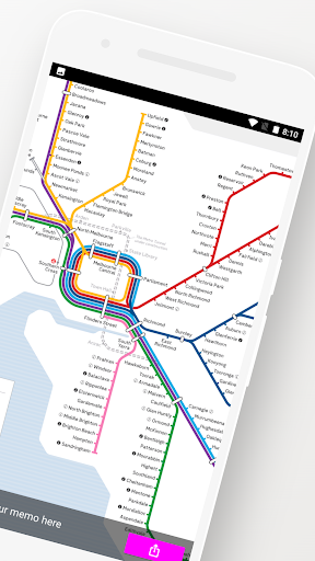 Melbourne Bus Train Tram Map Screen 2