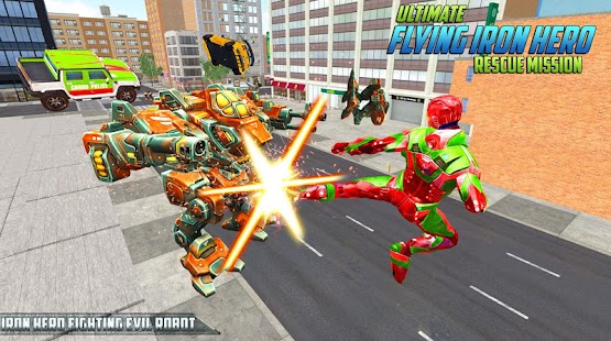 Ultimate KungFu Superhero Iron Fighting Free Game Screenshot