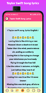 Taylor Swift Song Lyrics