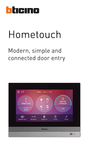 Android application Door Entry for HOMETOUCH screenshort