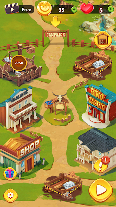 野生の西の村 - 新しいマッチ3都市の建物のゲームのおすすめ画像3