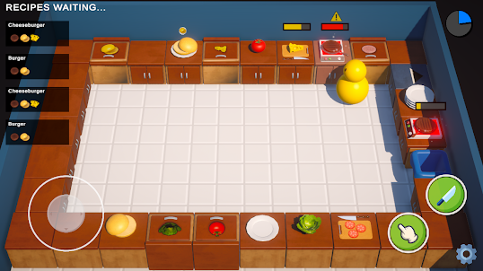 Kitchen Chaos: Multiplayer 3D