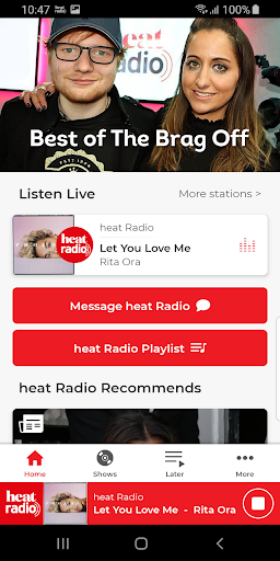 Android application Heat Radio screenshort