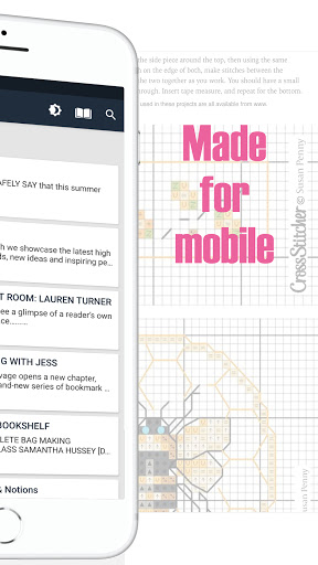 Screenshot of CrossStitcher Magazine