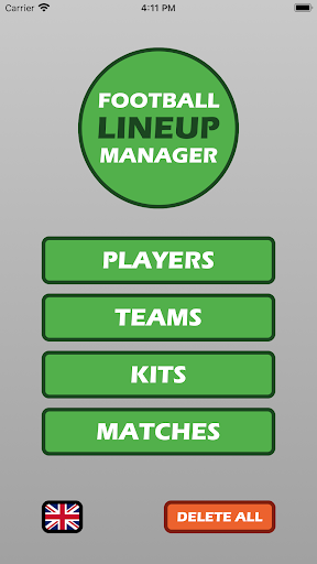 Football Lineup Manager screenshot
