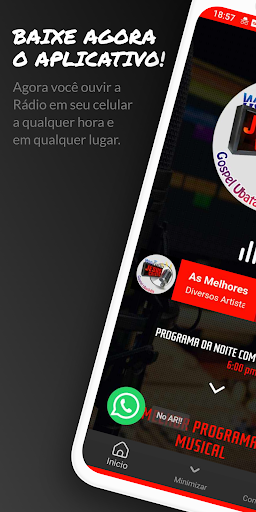 Android application Web Rádio Jesus Cristo Gospel screenshort