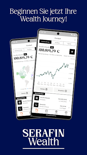 Android application Serafin Wealth Management screenshort