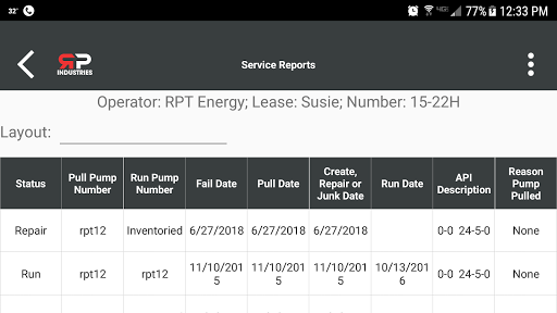 RPT Screen 3