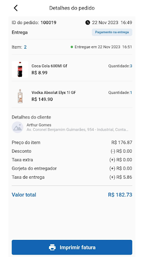 iDrinks para distribuidora Screen 3