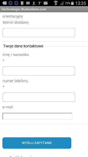 Technologie-Budowlane.com Screen 2