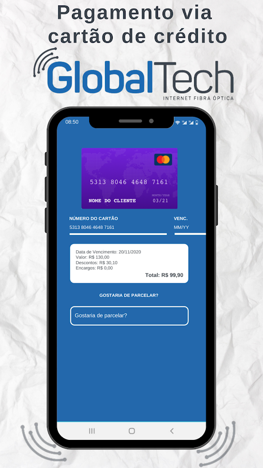 #5. GlobalTech (Android) Ved: HubSoft