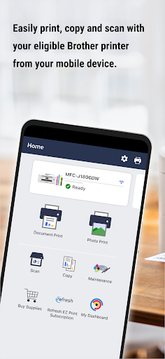Screenshot of Brother Mobile Connect