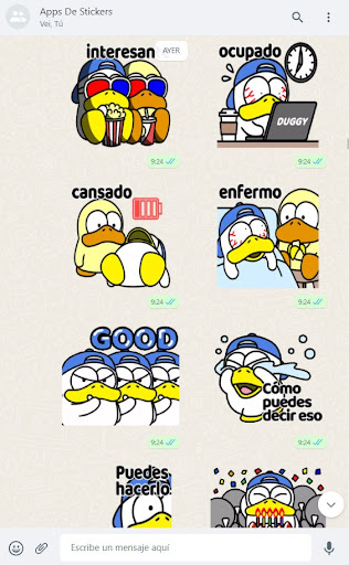 Patos Stickers con Movimiento Screen 3