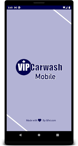 Android application VIP Carwash Mobile screenshort