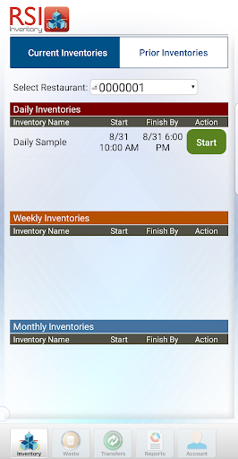 Android application RSI Inventory screenshort
