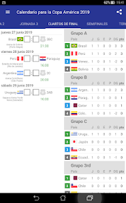 Screenshot 6 Calendario para la Copa Améric android