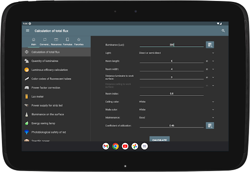 Lighting Calculations