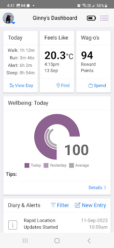 Android application Heyrex screenshort