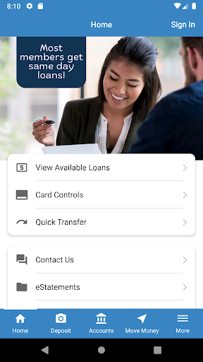 Android application Great Lakes First Federal CU screenshort