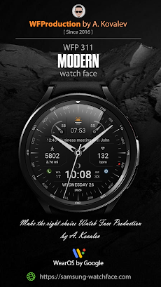 WFP 311 Modern watch faceのおすすめ画像1