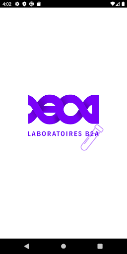 Android application Catalogue Laboratoires B2A screenshort