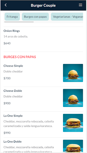 Burger Couple Screen 2