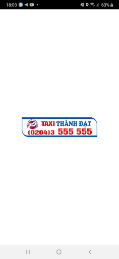 Android application Taxi Thành Đạt Driver screenshort