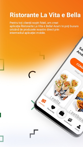 Android application Ristorante La Vita è Bella screenshort