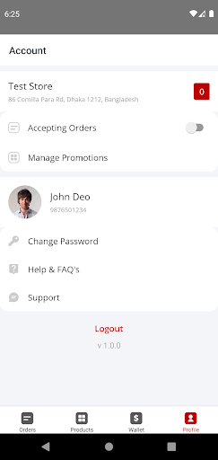 FoodAno Manager Screen 3
