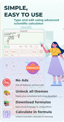 Screenshot of HiEdu Calculator Pro