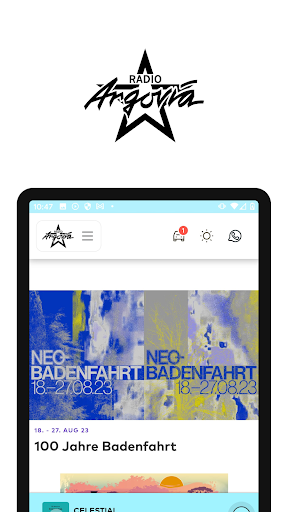 Android application Radio Argovia screenshort
