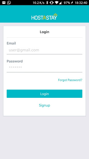 Android application HostAStay Owner App screenshort