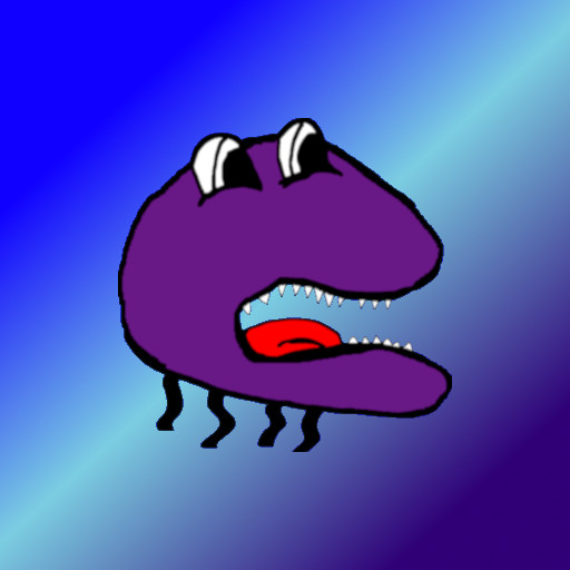 The Purple People Eater logo