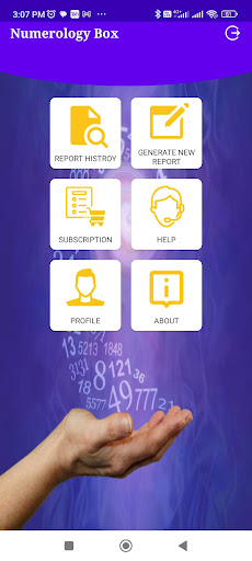 Android application Numerology Box screenshort