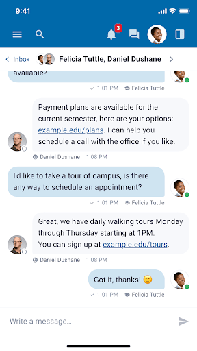 Campus@Salve Screen 3