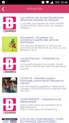 Ville de Bessières Screen 2
