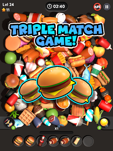 Food Match 3D: Tile Puzzle apkpoly screenshots 9