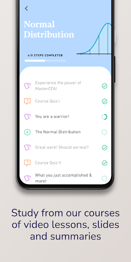 MasterCFA Screen 2