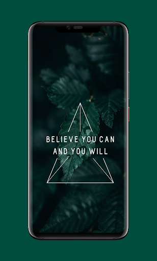 Android application positive quotes screenshort