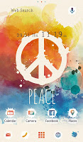 screenshot of Peace Sign Theme +HOME