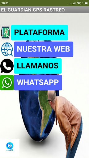 Android application EL GUARDIAN GPS screenshort