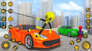 Spider Stickman Rope Hero 3D - Screenshot 2