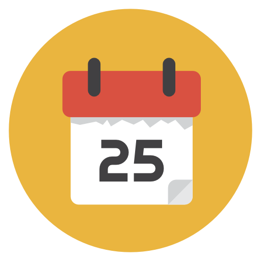 English calendar 2023 logo