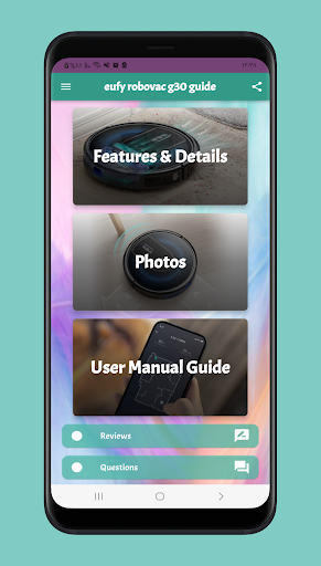 Android application eufy robovac g30 guide screenshort
