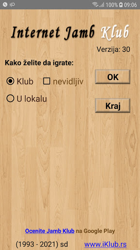 Android application Internet Jamb Klub screenshort