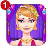Indian dressup game and salon makeup game for girl