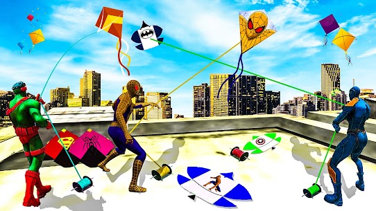 Superhero Basant Festival Mod Apk : Kite flying games 2021 2