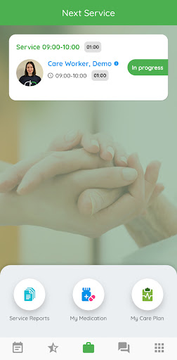 Android application Careberry Family screenshort