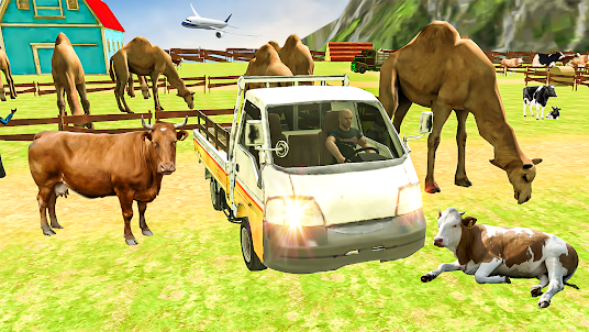 Farm Animal Truck Driver Games