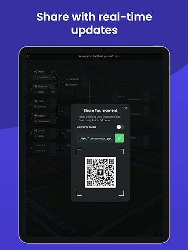 Screenshot of Tourney - Tournament Maker App